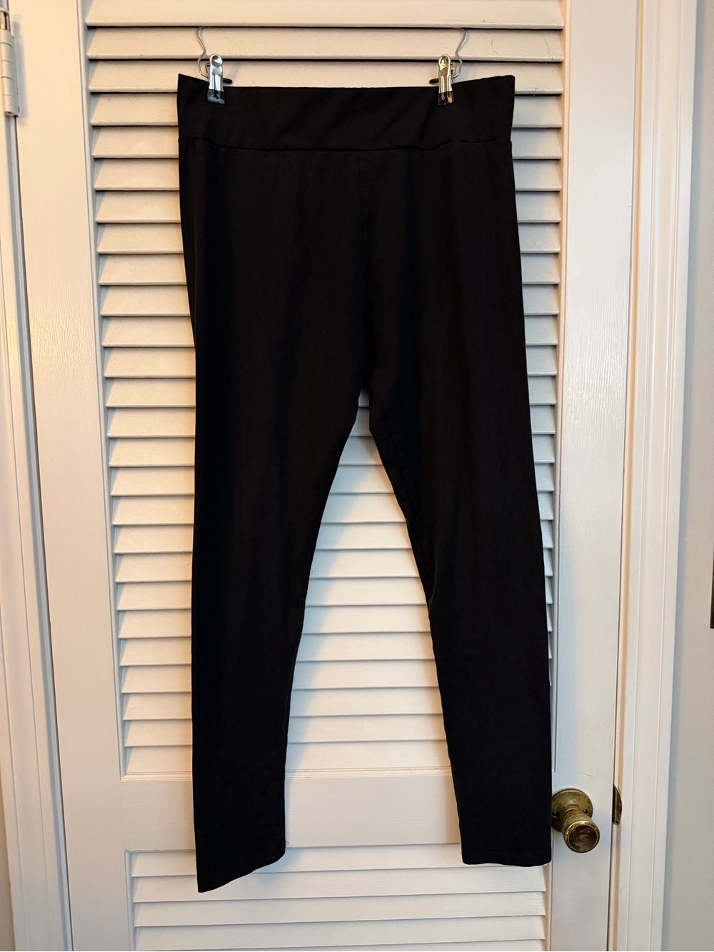 LOGO Layers Black Leggings Medium